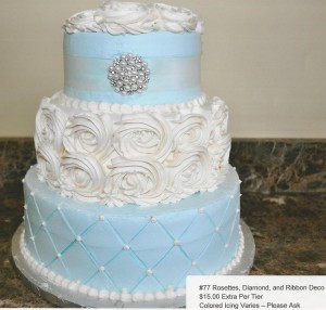 77 Rosettes, Diamond, & Ribbon